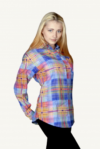 Рубашка женская бязь (длинный рукав) | купить ивановский текстиль оптом