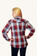 Рубашка женская шотландка (длинный рукав) | купить ивановский текстиль оптом